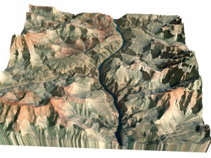 grand canyon v2 Model 3D