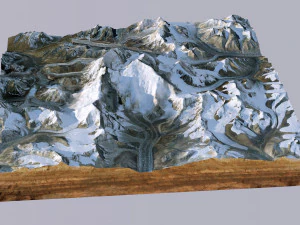 Monte Everest Modelo 3D