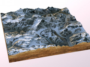 mount everest Modelo 3D