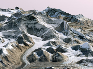 mount everest Modelo 3D