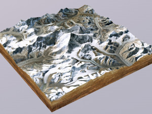 mount everest Modelo 3D