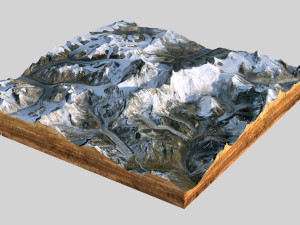 mount everest Modelo 3D