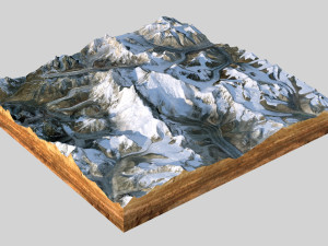 mount everest Modelo 3D
