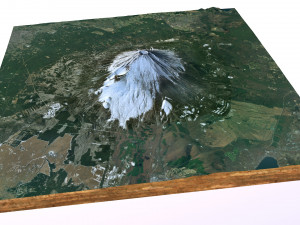 mount fuji 3D-Modell
