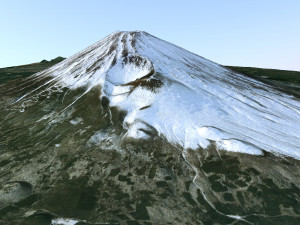 mount fuji 3D-Modell