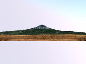 mount fuji 3D-Modell