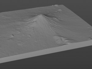 mount fuji 3D-Modell