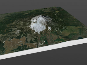 mount fuji 3D-Modell