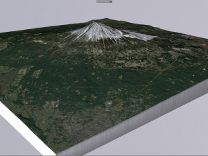 mount fuji 3D-Modell