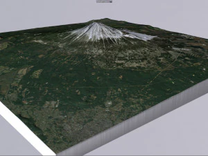 mount fuji 3D Model
