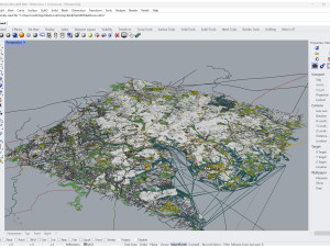 Baltimore maryland city 50km 3D Модель