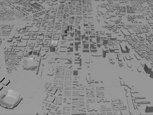 Baltimore maryland city 50km 3D Модель