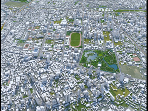 Bangkok thailand 70km 3D Model