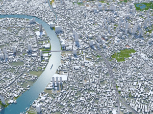 Bangkok thailand 70km 3D Model