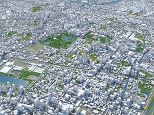 Bangkok thailand 70km 3D Model