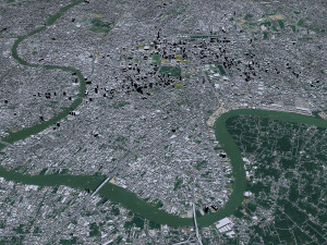 Bangkok thailand 70km 3D Model