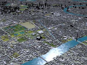 Bangkok thailand 70km 3D Model