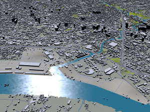 Bangkok thailand 70km 3D Model