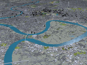 Bangkok thailand 70km 3D Model