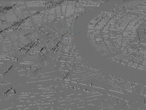 basel city switzerland 50km 3D Model