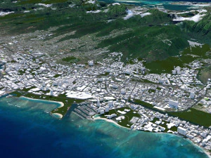 honolulu hawaii city usa 50 km 3D Model