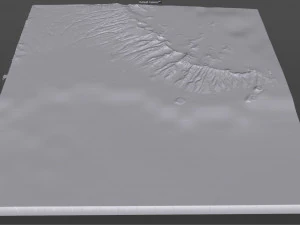 honolulu hawaii city usa 50 km 3D Model