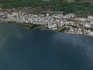honolulu hawaii city usa 50 km 3D Model