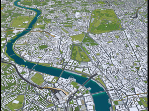 london city 100km Modelo 3D