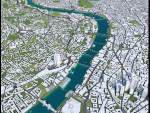 london city 100km Modelo 3D