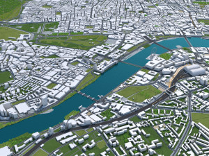 london city 100km Modelo 3D