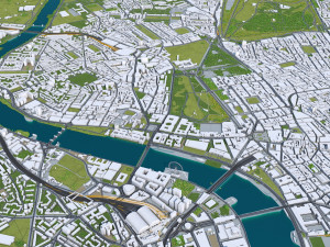 london city 100km Modelo 3D