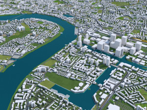 london city 100km Modelo 3D