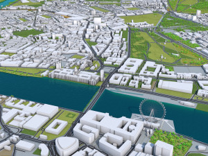 london city 100km Modelo 3D