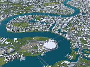 london city 100km Modelo 3D