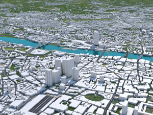 london city 100km Modelo 3D
