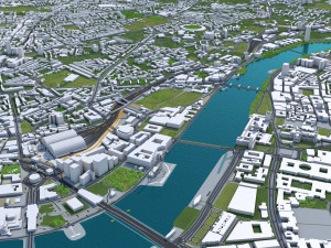 london city 100km Modelo 3D