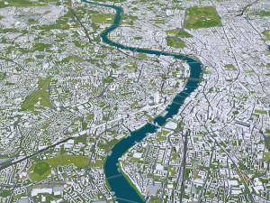 london city 100km Modelo 3D
