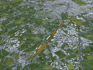 london city 100km Modelo 3D