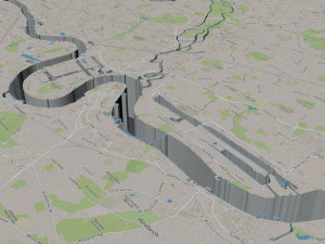london city 100km Modelo 3D