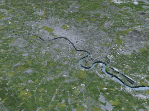 london city 100km Modelo 3D