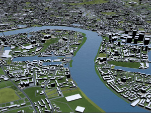 london city 100km Modelo 3D