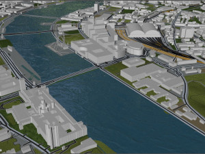 london city 100km Modelo 3D
