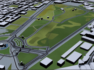 london city 100km Modelo 3D