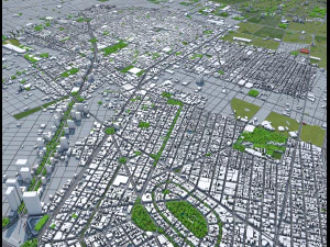 mexico city 50km 3D Model
