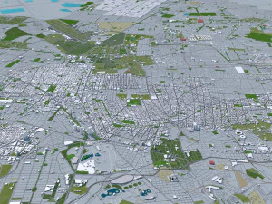 mexico city 50km 3D Model