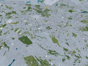 mexico city 50km Model 3D