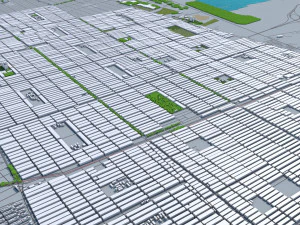mexico city 50km 3D Model