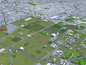 mexico city 50km Model 3D