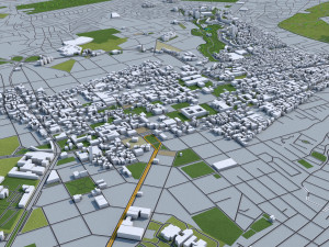 mexico city 50km Model 3D
