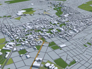mexico city 50km 3D Model